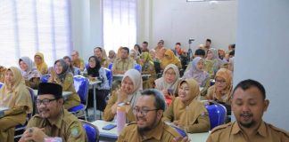 Pelatihan yang diikuti guru SD dan SMP di Kota Tangerang.
