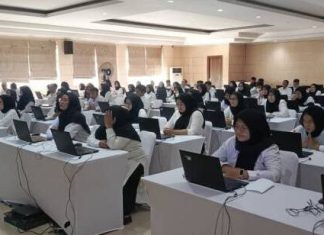 Ribuan Calon Pegawai BLUD Dinkes Ikuti CAT Hari Pertama