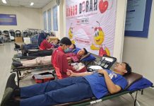 Donor darah Indomaret Cabang Tangerang 1 bekerja sama dnegan PMI Kabupaten Tangerang, Rabu (13/05), di kantor Indomaret Cabang Tangerang 1.
