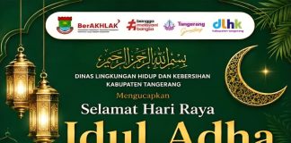 Dinas Lingkungan Hidup dan Kebersihan Kabupaten Tangerang, mengucapkan Selamat Hari Raya Idul Adha 1447 Hijriah/2026 Masehi